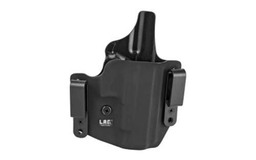 Holsters L.A.G. Tactical Inc. Defender LAG DFNDR FOR GLK 48 OWB/IWB BLK RH • Model: Defender